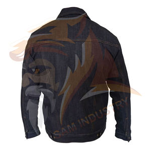 Chaquetas de mezclilla para hombre de primera calidad en venta en línea, chaqueta cortavientos de mezclilla a la moda para hombre - Product Image 2