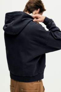 Sudadera con Capucha de Alta Calidad para Hombre, con Logotipo Personalizado, de Algodón y Felpa, Cálida para Invierno, Estilo Urbano - Product Image 3