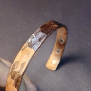 Handcrafted Hammered Copper <b>Bracelet</b> - Rustic Pure Copper Cuff Bangle - Traditional <b>Healing</b> Therapy Jewelry for Men and Women - Product Image 6