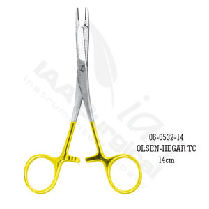 Pinzas Portaagujas Manuales Profesionales de Acero Inoxidable para Cirugía General, Portaagujas de Sutura con Certificación CE para Quirófano - Product Image 1