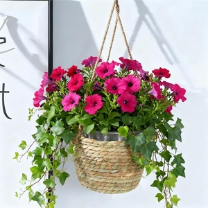 Wholesale Handwoven Modern Eco-Friendly Rattan Plant Planter <b>Basket</b> <b>Flower</b> Pot Cover with Customized Capacity - Product Image 4