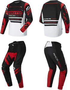 Conjunto de Equipamiento de Motocross Personalizado al por Mayor para Adultos, Traje de Motocross con Pantalones y Jersey, Traje de Carreras Personalizado para Motociclismo MX - Product Image 6