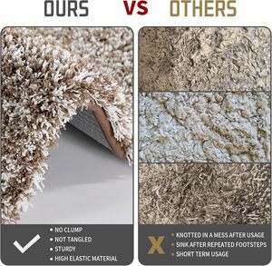Hot Selling 17"x24" Microfiber Bath <b>Mat</b> Super Absorbent Non-Slip Floor Thick Plush Shaggy Tufted <b>Bathroom</b> Rug Washable Hotel - Product Image 1
