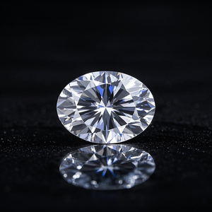 Diamante cultivado en laboratorio, certificado, incoloro, de 1.00 a 1.10 quilates, color D E F, tipo 2A, gema suelta en forma ovalada, pera y cojín, popular. - Product Image 4