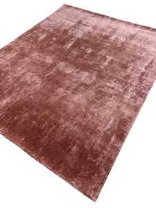 พรมผ้าไหมลายกุหลาบมีฝุ่นพรมปูพื้นเรียบง่ายแบบเรียบง่ายหรูหรา - Product Image 2