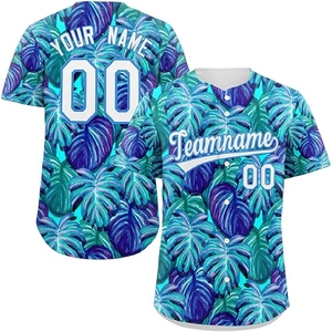 Maillot de baseball durable par sublimation, vêtements de sport personnalisés pour équipes amateur et professionnelle - Product Image 1