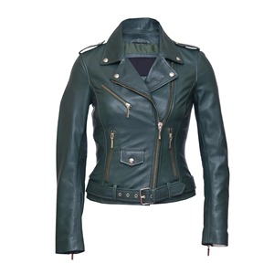Best Design Custom Ladies Leather Jacket New Arrival Women's Real Leather Jackets OEM ODM Wholesale Plus Size Available - Product Image 2