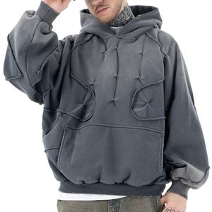 Conjuntos Deportivos Personalizados para Mujer, Tejido Grueso de 500 GSM y 350 GSM, Felpa de Poliéster/Algodón, Sudadera con Capucha Extra Grande Bordada y Pantalones Cortos - Product Image 2