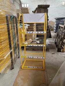 5 Lays Metal <b>Wire</b> <b>Basket</b> Candy Display Stand for Market - Product Image 2