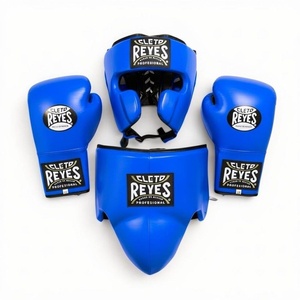 ชุดอุปกรณ์ฝึกซ้อมมวย RTS Wholesale Cleto Reyes ประกอบด้วย หมวกป้องกันศีรษะ สนับแข้ง ถุงมือหนัง รุ่น AS-SP-18 - Product Image 3