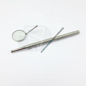 Etiqueta privada al por mayor manija de espejo de boca Dental con espejo logotipo personalizado manija de espejo Dental CE Instrumentos dentales - Product Image 2