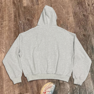 Sweat à capuche zippé personnalisé YITE de haute qualité pour hommes, 100 % coton épais, coupe courte, brodé - Product Image 3