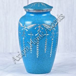 โกศเผาศพอลูมิเนียมทำมือมีลวดลายที่สวยงามด้วยสัจพจน์ตกแต่งบ้านด้วยสัจพจน์ - Product Image 1