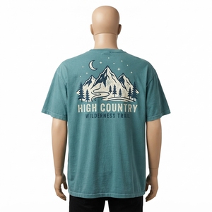Camiseta de hombre color verde azulado con bolsillo, ropa para hombre, camisetas para hombre, proveedor mayorista, camiseta a bajo precio - Product Image 4