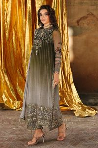 Elegante Salwar Kameez Azul Claro con Bordado Floral para Mujer, Estilo Indio-Pakistaní, Vestido Tradicional Holgado y Largo hasta el Suelo - Product Image 2