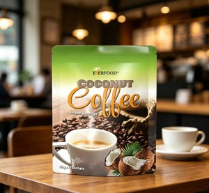 EVERFOOD Malaysia Manufacturer <b>Instant</b> <b>Coffee</b> Stick Pack Bitter Taste Caffeinated <b>Coffee</b> Flavoured Beverage Mix 25g Sachet - Product Image 1
