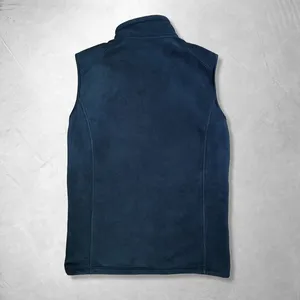 Chaleco Polar Personalizado sin Mangas con Cremallera Completa, Cálido para Otoño, para Hombre, Cuello Alto, 2 Bolsillos, Ropa de Trabajo Casual de Alta Calidad - Product Image 2