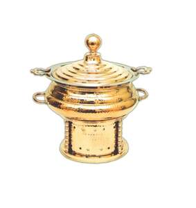 Recipiente para calentar comida tipo buffet, calentador de alimentos con aislamiento, calentador de alimentos chapado en oro. - Product Image 1