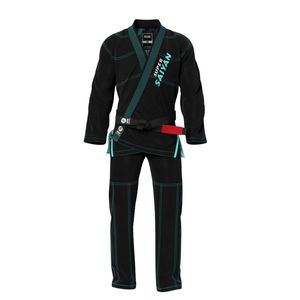 เสื้อยิวยิตสูคุณภาพสูง น้ำหนักเบา 440 GSM ผ้าฝ้ายยืดหยุ่น ทนทาน ไม่หดตัว 100% สำหรับฝึกซ้อม BJJ แบบยูนิเซ็กซ์ พิมพ์ลายดิจิตอลพร้อมโลโก้สั่งทำได้ - Product Image 2