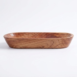 Vente en gros de bols à pâte en bois artisanaux, non finis, pour la fabrication de bougies, écologiques, style vintage et rustique, pour centre de table - Product Image 5