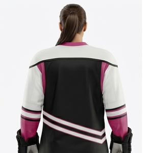 Maillot de hockey sur glace sublimé pour femme, tenue d'entraînement, maillot de terrain de glace, maillot de hockey OEM à manches longues - Product Image 2