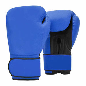 Guantes de Boxeo Personalizables para Competencia, Entrenamiento, Gimnasio, Fitness, Pedidos al por Mayor - Cuero PU, Cierre Ajustable con Velcro - Product Image 1