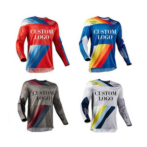 เสื้อเจอร์ซีย์มอเตอร์ครอสคุณภาพสูง ไซส์ใหญ่ แขนยาว ระบายอากาศได้ดี แห้งเร็ว สำหรับแข่งรถ ปรับแต่งได้ ชุดขี่วิบากน้ำหนักเบา - Product Image 2