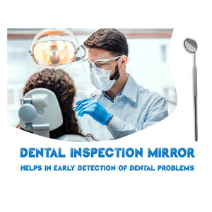Dental Mirror #5 6.5" Handle Manual High Quality CE Certified Professional Dentist <b>Tool</b> for <b>Teeth</b> <b>Cleaning</b> Oral Inspection - Product Image 4