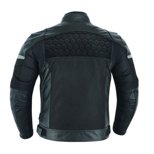 Custom OEM Motorcycle <b>Jacket</b> for Men Genuine Cowhide Leather <b>Biker</b> Outerwear with Breathable Quick Dry Durable Fit Sportswear - Product Image 6