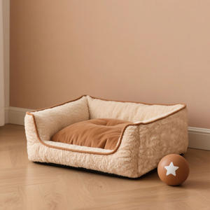 Camas para perros personalizadas de fábrica de nuevo diseño <span class=keywords><strong>2025</strong></span>, diseño de logotipo ortopédico cálido, las mejores camas para perros de espuma viscoelástica con cubierta extraíble lavable - Product Image 6