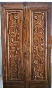 ประตูวัดแบบคลาสสิกสองบาน ผลิตในอินเดีย สำหรับบ้านหรู วัด หรือศูนย์ทางจิตวิญญาณ มีจำหน่ายในราคาที่ดี - Product Image 6