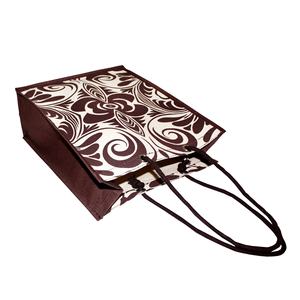 Bolsa de Compras de Lona Natural de 10 oz con Asas de Cuerda de Algodón, Impresión Completa, Impermeable, Laminada con PP, para Regalo - Product Image 2