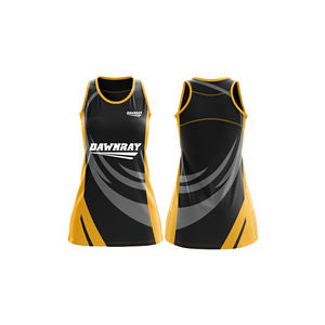 Camiseta duradera para netball |   Uniforme de Netball Sublimado con Logotipo, Nombre y Número del Equipo |   Poliéster Transpirable - Product Image 5