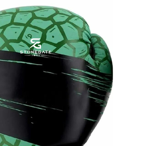 Gants de boxe en cuir véritable personnalisables pour l'entraînement et le combat, avec sangle de poignet réglable 2026 - Product Image 4