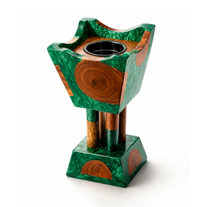 Quemador de Incienso de Resina y Madera Estilo Indio Árabe, Hecho a Mano, Ecológico y Duradero, para Uso Religioso, de Craft World Export - Product Image 6