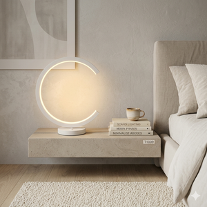 Modern LED Desk Lamp 10W Warm White Push <b>dimmer</b> Minimalist Design for Bedroom Table Lighting - Product Image 2