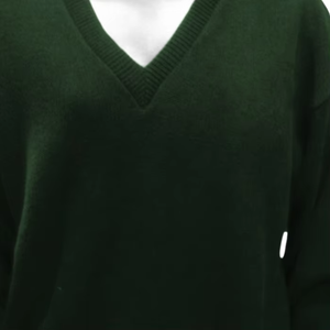 เสื้อสเวตเตอร์คอวีสำหรับผู้หญิง ฤดูหนาว ถักจากอะคริลิก 100% พร้อมลายปักโลโก้ตามสั่ง สวมใส่สบาย ระบายอากาศได้ดี แห้งเร็ว - Product Image 4