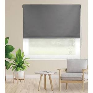Minimalist Textile <b>Roller</b> Shade Light Filtering UV Blocking for Casement Window White Color Lower Open Design - Product Image 3