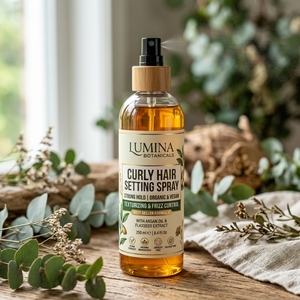 Spray Fijador para Cabello Rizado, Fijación Fuerte, Orgánico, Vegano, Texturizante para Cabello Encrespado, Empaque Personalizado de Marca Privada, Buen Precio - Product Image 2