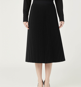 Falda Midi Informal Tejida de Longitud Completa, Fabricada en Vietnam, 100% Poliéster, Transpirable, Cintura Alta, ODM/OEM Vietnam - Product Image 4