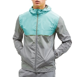Wholesale Quick Dry <b>Waterproof</b> Windbreaker Hoodie Custom logo Style Autumn <b>Long</b> Sleeve Bomber <b>Jacket</b> for Men - Product Image 4