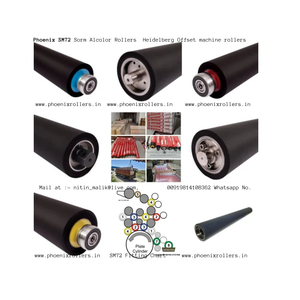 Phoenix Abc Precision Printing <b>Rubber</b> <b>Roller</b> Durable Ink Transfer Shore Degree Hardness for Professional Offset Printing - Product Image 4