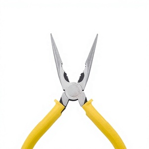 6-Inch <b>Long</b> <b>Nose</b> Pliers with Plastic Cutter Essential Auto Repair Vehicle Tools - Product Image 6