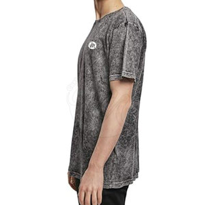 Camiseta de Hombre de Primera Calidad 100% Algodón con Lavado Ácido, Personaliza tu Logotipo, Mejor Precio, Camiseta de Hombre con Lavado Ácido para Venta en Línea - Product Image 2