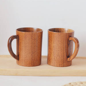 Taza ecológica de bambú natural estilo Zen asiático con asa, hecha a mano, para café o té, 170 ml, para el hogar o restaurantes - Product Image 4