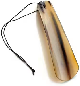 Buffalo Horn Shoe Horn Handcrafted with Expertise Eco-Friendly Modern Art Collectible - Product Image 1