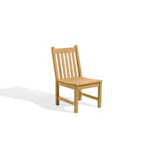 Solid Teak Wood Garden <b>Chair</b> Outdoor Patio <b>Rustic</b> Style Durable Tapered Leg Waterproof Eco-Friendly Furniture - Product Image 1