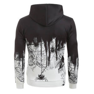 Sweat à capuche en molleton de coton personnalisé pour homme, vêtement d'hiver, tissu épais 500g, imprimé par sublimation, streetwear décontracté - Product Image 2