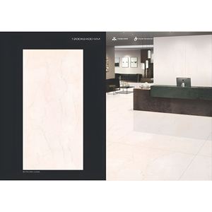 Dalles en pierre frittée Jumbo 1200x2400mm aspect marbre noir pour sol et mur de villa de luxe, carreaux en porcelaine émaillée - Product Image 6