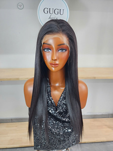 Perruque sans colle à dentelle complète, bouclée birmane, en cheveux vierges colorés, haute qualité, sans perte de cheveux, à prix avantageux - Product Image 1